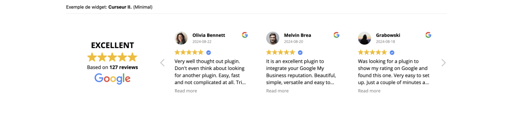 Avis google